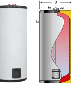 GX6-S190 nerezový zásobník pro TUV, 8 bar