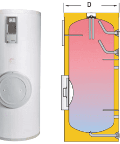 CV-1000-RB smaltovaný ocelový zásobník pro TUV, 8 bar