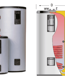 GX-150-M1 nerezový zásobník pro TUV, 8 bar