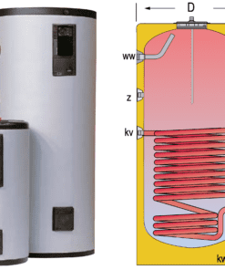 GX-1000-M1 nerezový zásobník pro TUV, 8 bar